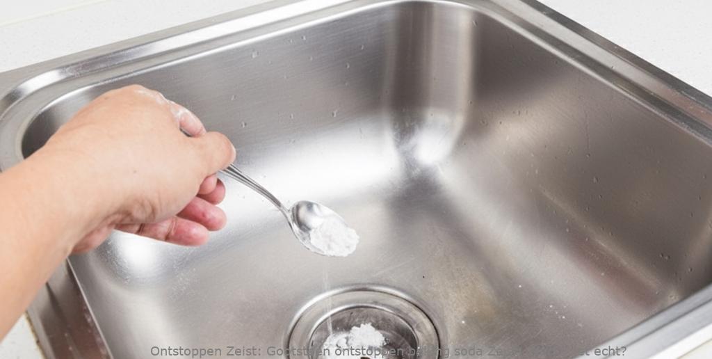 Gootsteen ontstoppen baking soda Zeist: Werkt het echt?