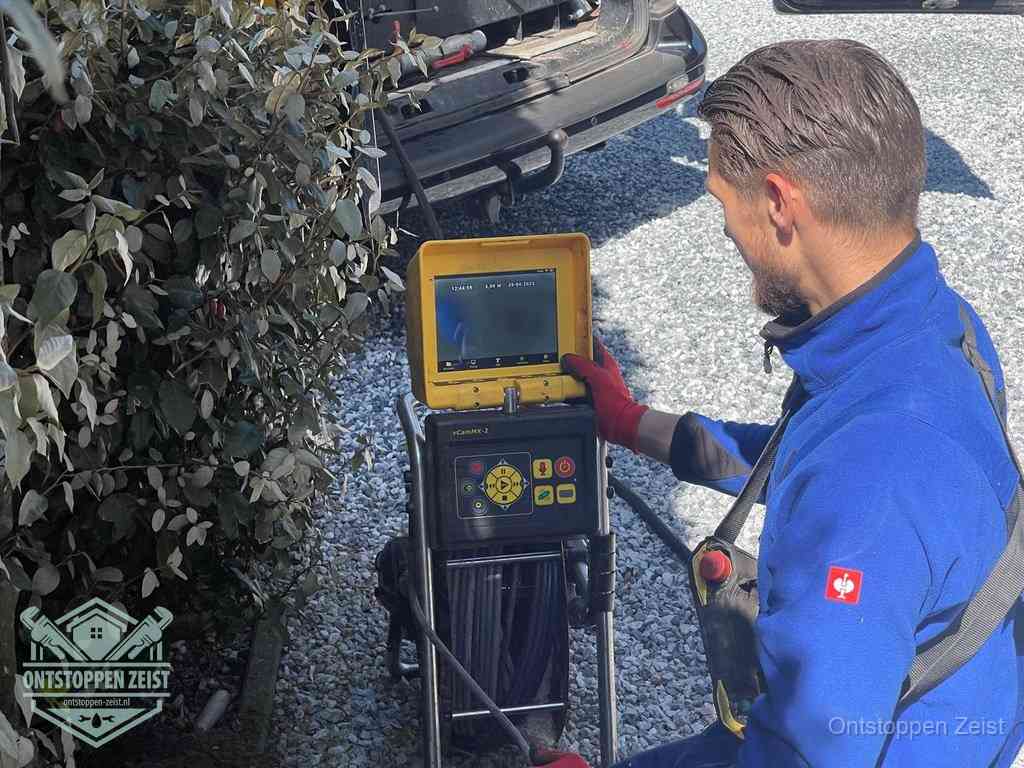 Rioolinspectie met camera in Zeist