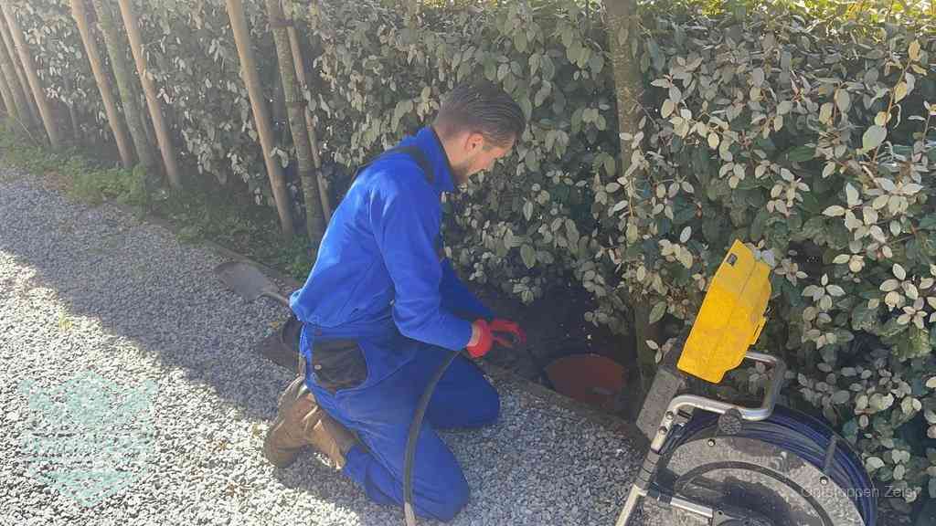 Werkwijze riool ontstoppen in Zeist